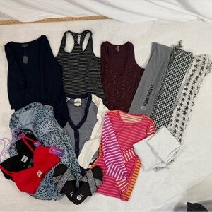 S/M Clothing Lot; Grunge/Academia Vibes, patterns, sequin , NWT‎ Bras